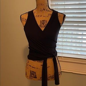 Free people movement crop wrap top